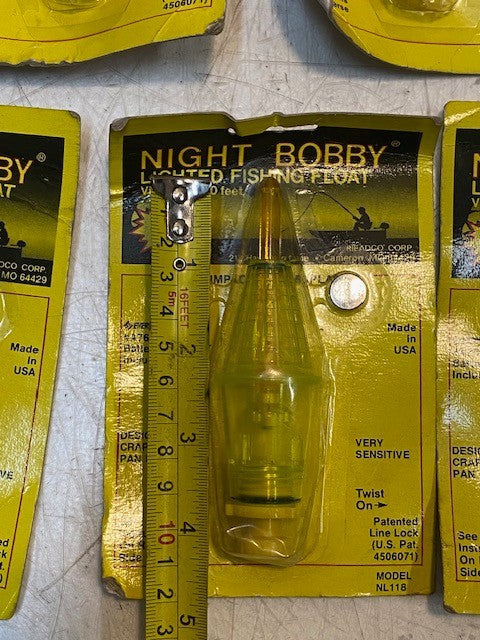 5 Quantity Variety of Rieadco Night Bobby Lighted Fishing Floats 4506071 (5 Qty)
