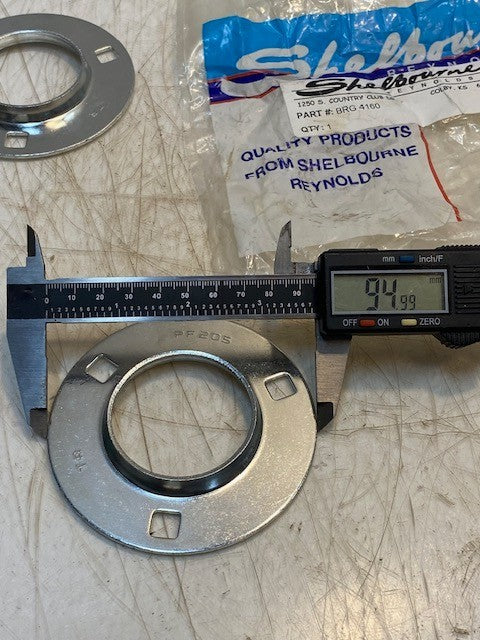 2 Qty of Shelbourne Reynolds 3-Bolt Flange Bearings 4160, PF205, 1025-1 (2 Qty)