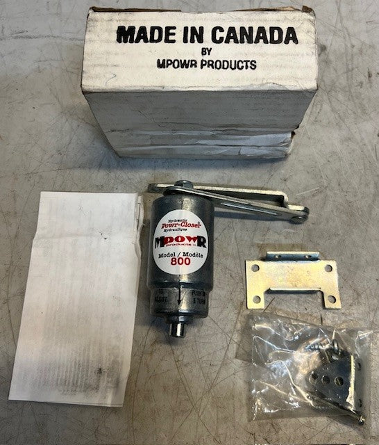 MPOWR Model 800 Hydraulic Powr-Closer Adjustable Door Closer Heavy Duty