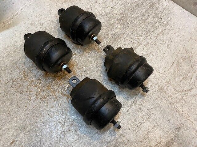 4 Qty of Engine Mounts 7-1/4" L 4-1/4" W 12mm Bore 1-3/8" 12mm Thread (4 Qty)