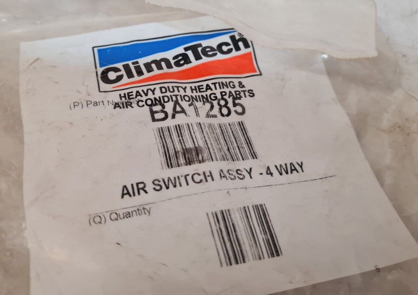 Climatech Air Toggle Switch Assy BA1285