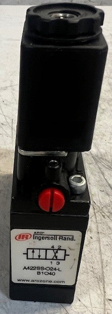 ARO Alpha Series Solenoid Air Control Valve A422SS-O24-LB1O40 Industrial Valve