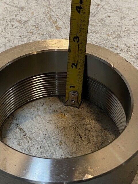 2 Qty of Pipe Fitting A105N A126 B16.11 3M 4" | 5-1/2" OD 2-3/8" Thick (2 Qty)