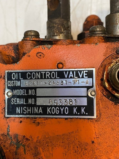Nishina Kogyo K.K. Oil Control Valve 67610-24831-71-A Serial No. 853381