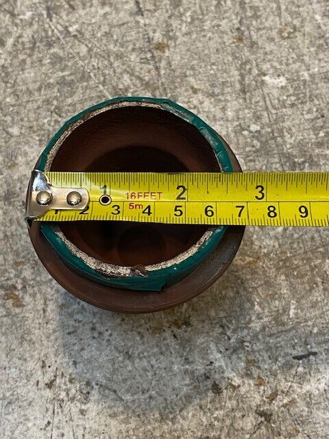 PTO Cap 25mm Square Top 54mm Main 78mm OD 66mm Thread 3-1/2" Tall