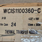 24 Quantity of Thermal Transfer Ribbons WCIS1100360-C | 4.33" x 1181' (24 Qty)