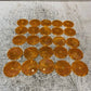 25 Quantity of Grotelite 4009 2-1/2" Orange Reflectors SAEA75 (25 Quantity)