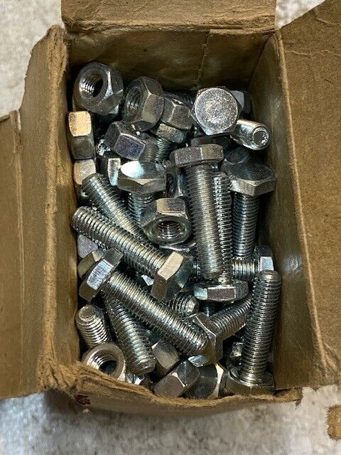 7 Boxes of 100 Qty of NSN Machine Hex Bolts 5306-00-206-4793 (700 Qty Total)