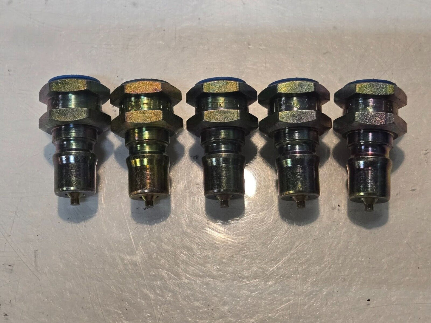 5 Quantity of H2-63-T6 Quick Connect Fittings for Parker 1/4"x1/4" FNPT (5 Qty)