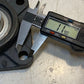 PEER 4-Bolt Flange F206 Insert Bearing FHS206-18 | 28mm Bore 4-1/4" W