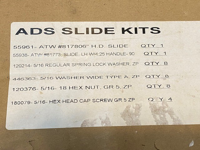 ADS Two-Piece Slide Kit 55961 ATW 817806 for Automotive Chair Rail Adjuster