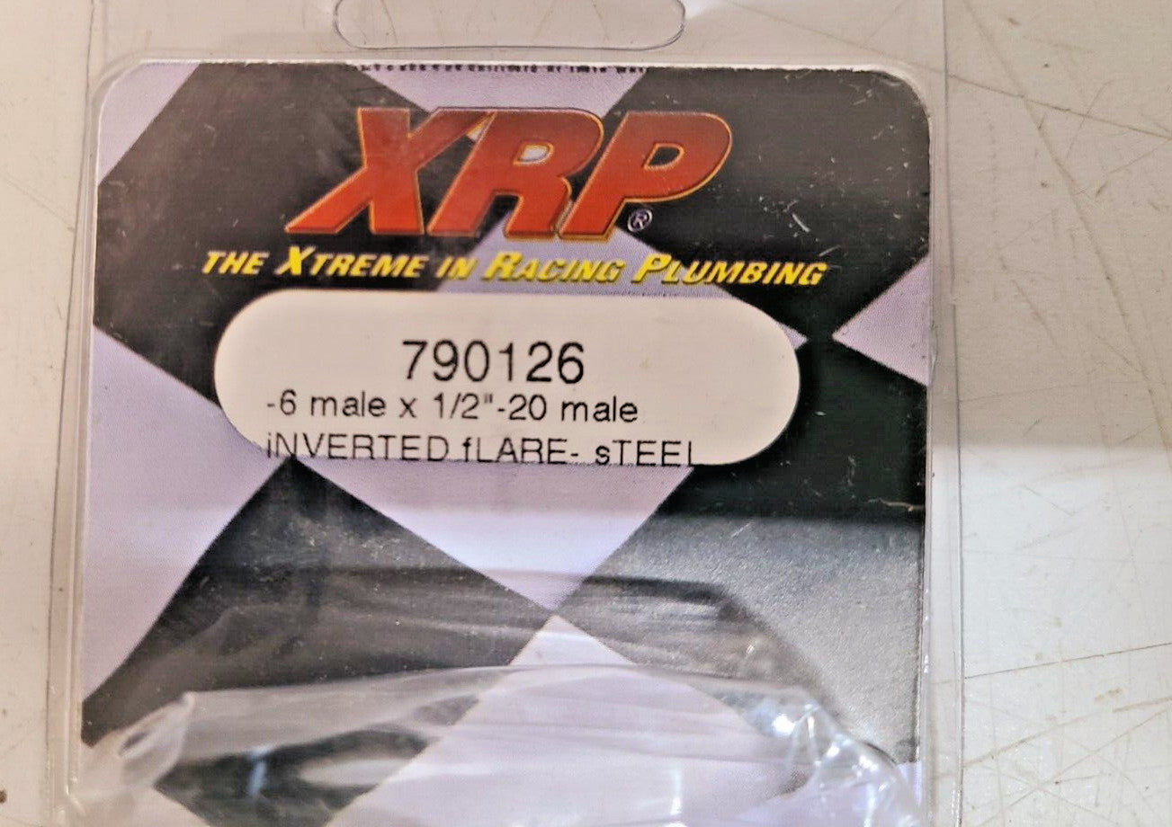 4 Quantity of XRP Fitting Adapter Natural Steel Straight Hardline 790126 (4 Qty)