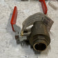 10 Qty of ProLine 1/2" Brass Packing Gland Ball Valve 107-843NL (10 Qty)