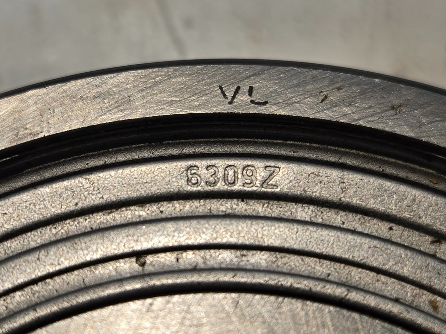 VZX Metal Shielded Ball Bearing 6309Z | 100 mm OD x 45 mm Bore x 25 mm Thick