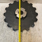 Tsubaki 14" Dia. 16-Tooth Conveyor Split Hub Chain Drive Sprocket Gear 49mm Bore