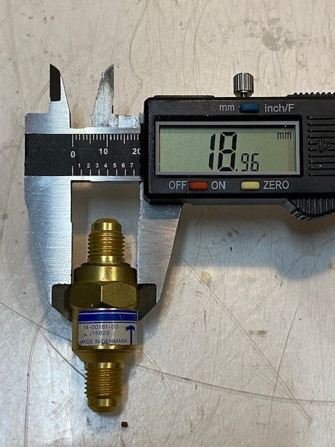 Check Valve 14-00181-00 | 2-1/8" L 11mm Thread 4mm ID 19mm OD