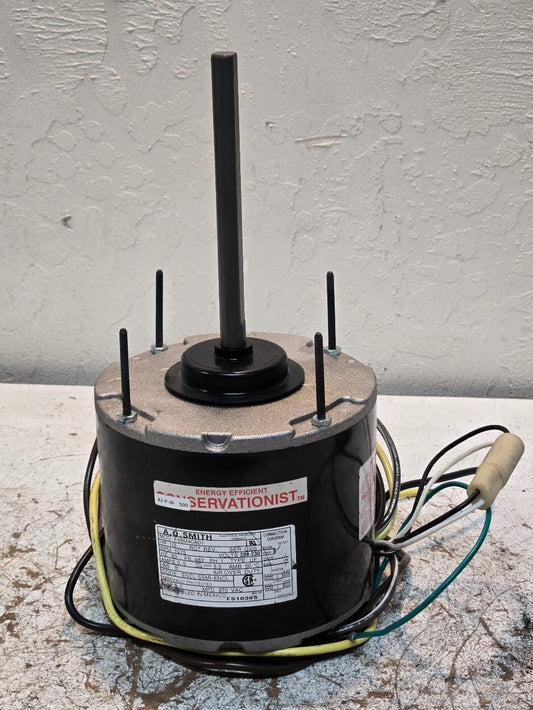 A.O. Smith Condenser Fan Motor FS1036S | F48M40A01 | 1/3 HP 1075 RPM | 208-230 V
