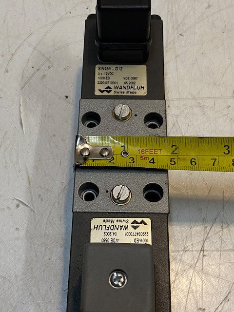 Wandfluh Solenoid Hydraulic Valve SIN45V-G12 | AMW4D63-0,2-HB6