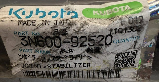 Kubota Stabilizer Joint 3N600-92520 Tractor 3 Point Hitch Linkage Connection
