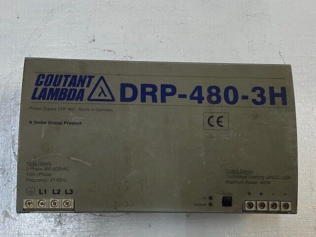 Coutant Lambda Power Supply DRP-480-3H