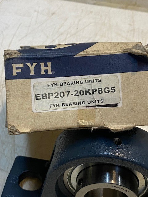 FYH P207 2-Bolt Cast Iron Pillow Block Bearing SB-207-20 | 32mm Bore Dia.