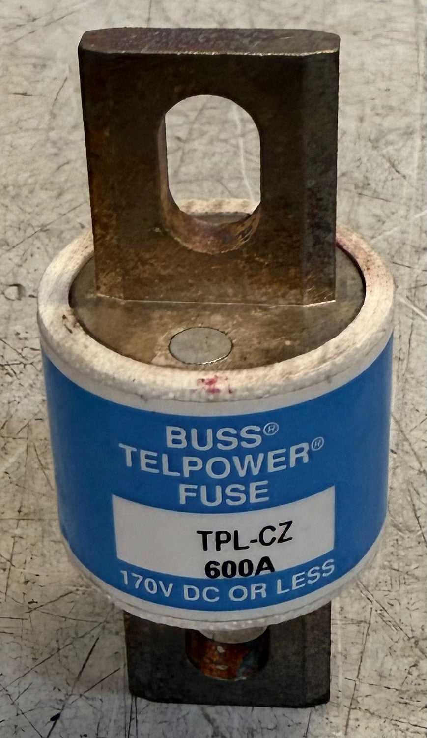 Bussman Telpower Fuse Model TPL-CZ 600A 170V Fast Acting Current Limiting Fuse
