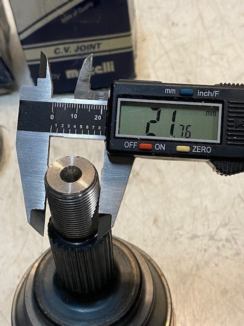 2 Quantity of McTelli CV Joints 90-1812 | 22mm Thread (2 Quantity)