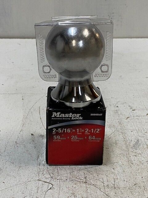 Master Lock 2856DAT Hitch Ball 2-5/16" Ball x 1" Shank x 2-1/2" Length