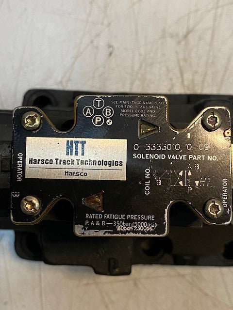 Harsco Track Technologies HTT Directional Control Valve 0-3333039-0-03