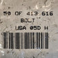 50 Quantity of Case 413-616 Hex Bolts | 3/8"-16 x 1" | 7/16" Hex (50 Quantity)