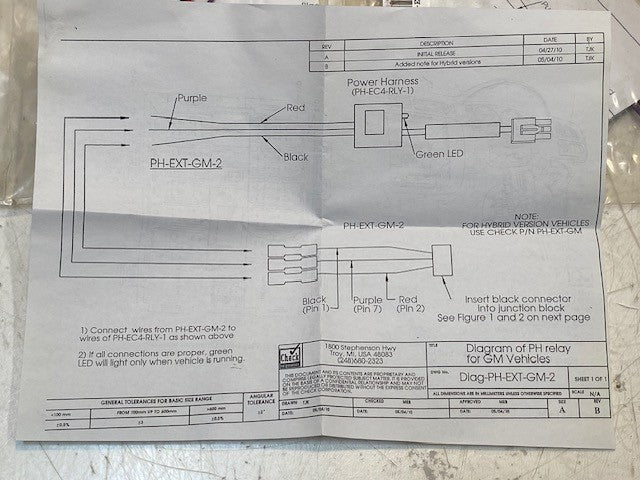 8 Qty of Check Corporation PH-EXT-GM-2 Delphi PH Relays for GM Vehicles (8 Qty)