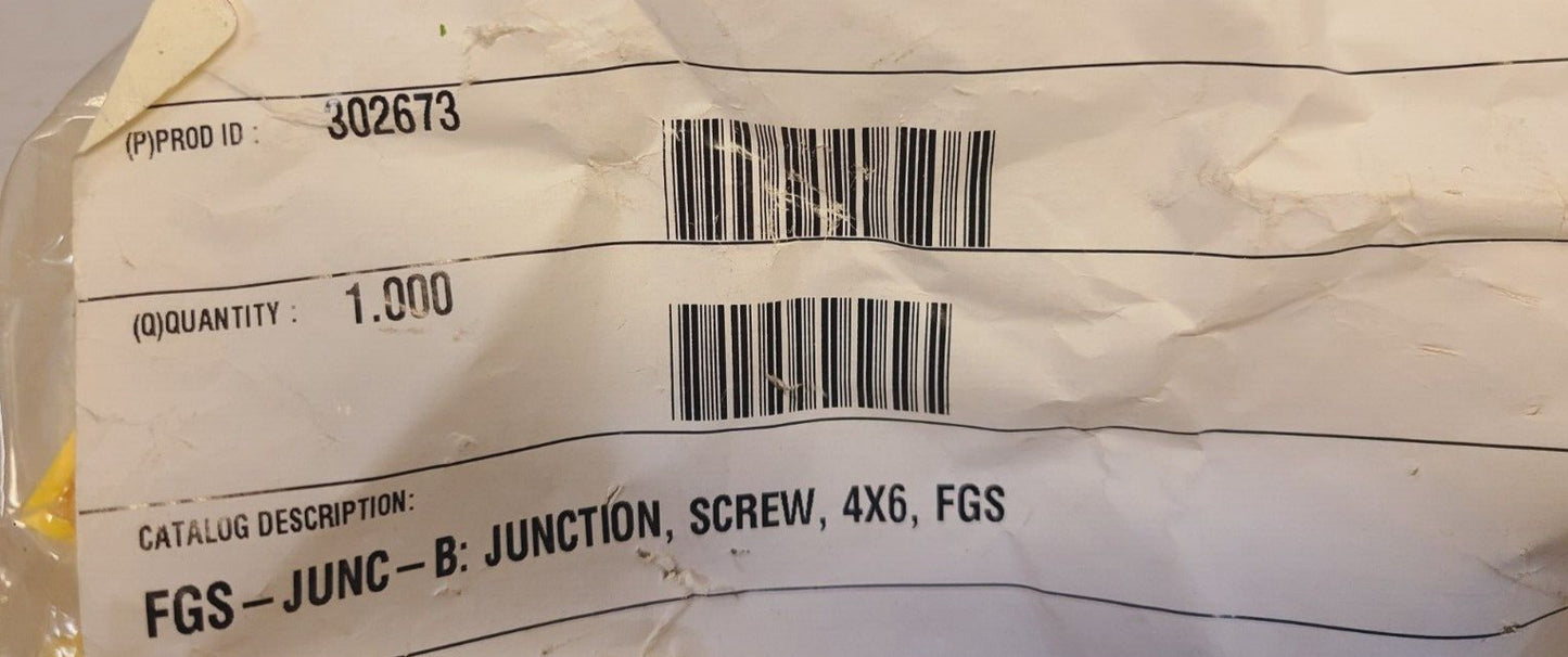 2 Qty. of CAT Junction Screws 4X6 | FGS-JUNC-B | 302673 | S/N 0105 (2 Qty)