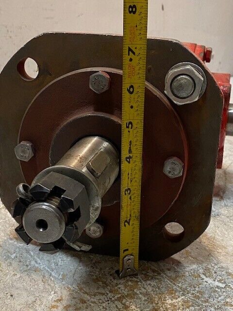 Rotary Cutter Gearbox 3-1/8" 35mm Shaft w/ 13mm Bore 4-1/4" 23mm Shaft