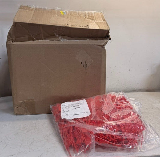 VMI FE3 Seal Reg Dematted 9 Inch Embossed Red Tags Bag Of 500 | V32523092-01-INT