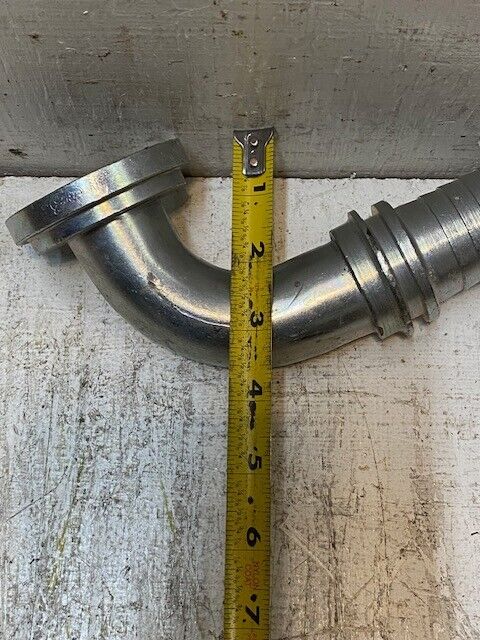 Gates 24C2-32FL90-5085 Hydraulic Coupling Fitting 33mm ID 8" Long