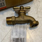 12 Quantity of B&K 103-003 Brass Hose Bibb Valves 1/2" MPT (12 Quantity)