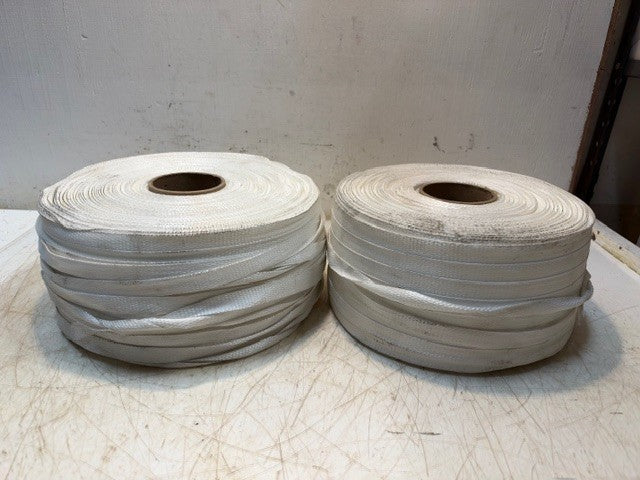 2 Quantity of Rolls 11" x 5-1/2" of Woven Polyester Cord Strapping 3/4" (2 Qty)