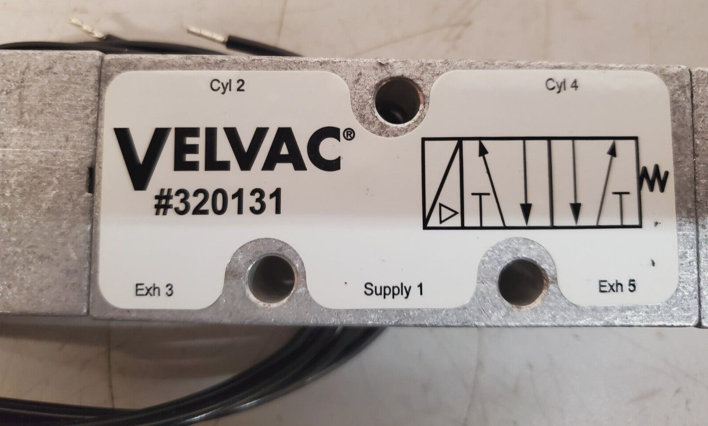 Velvac Four-Way Electronic Solenoid Air Valve 320131 | 3201312