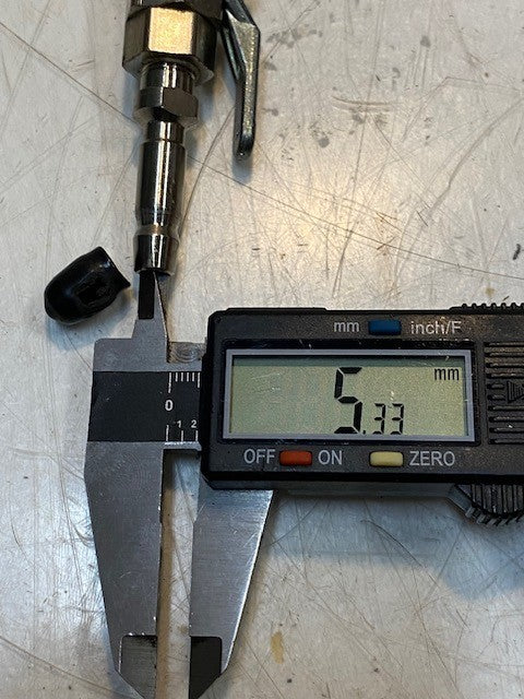 Ball Type Valve 2929406 | 3-3/8" Long 10mm Thread 17mm OD 5mm ID