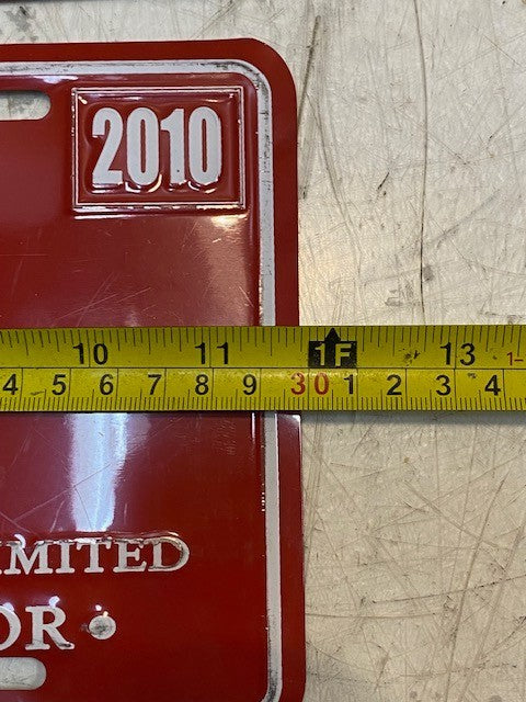 3 Quantity of 2009-2010 Arkansas Ducks Unlimited Sponsor License Plates (3 Qty)