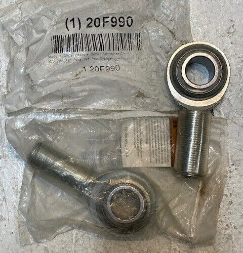 2 Qty of Grainger 20F990 Male Plain 3/4" Bore Dia. Spherical Rod Ends (2 Qty)