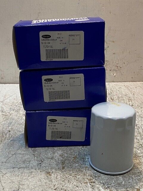 3 Quantity of Carrier Transicold 96-101-24K Fuel Filters 030414H1 (3 Quantity)