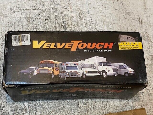 Velvet Touch Front Brake Pads WPD0786AT Set of 4, F3 Carbon Semi-Metallic