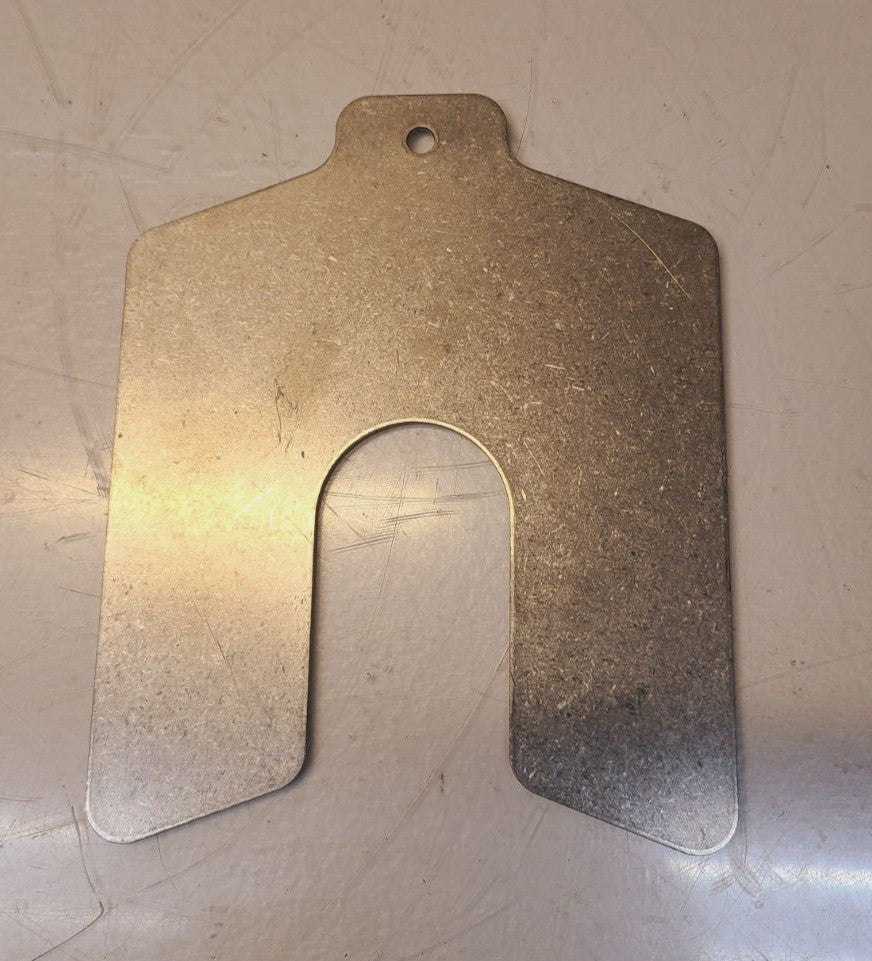 9 Qty of Precision Brand Stainless Slotted Shims 42450 | 3L835 | 4" x 4" (9 Qty)