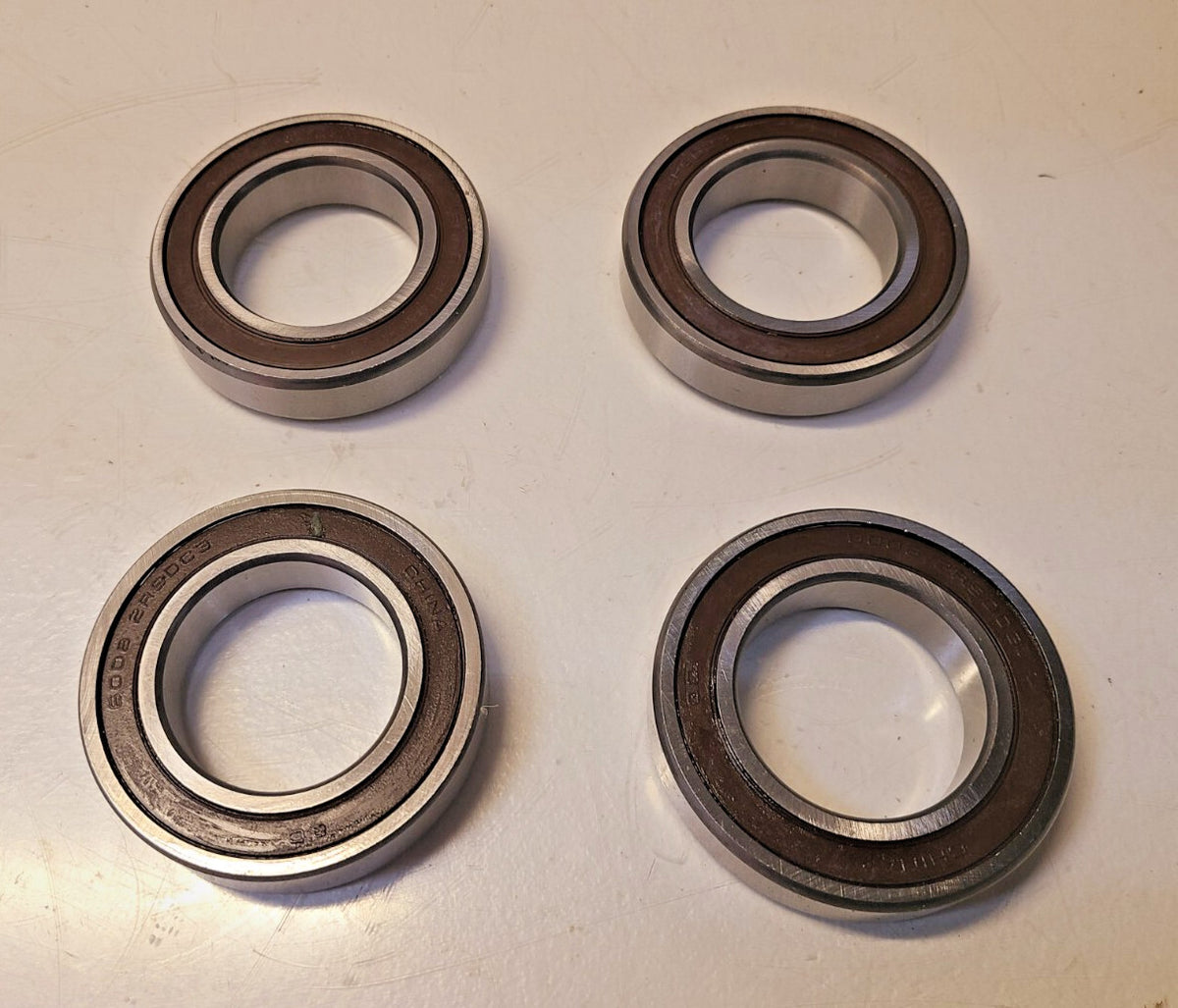 4 Quantity of QC Deep Groove Ball Bearings 6008 | 2RSDC3 (4 Qty)