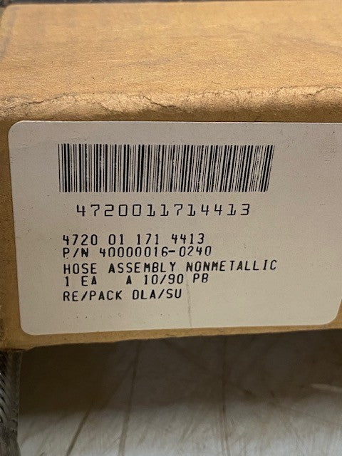Power Paragon 4720-01-171-4413 Hose Assy New 1000 PSI 400 Fahrenheit