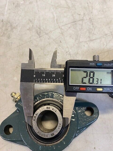 Dodge 124170 Setscrew Ball Bearing 2-Bolt Flange