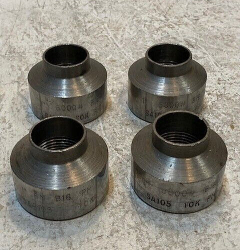 4 Quantity of Ball Joint Sockets 1" 6000# B16 SA105 10K PM (4 Quantity)