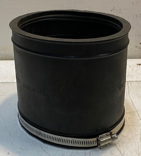 Mission Rubber Reducer Coupling SBCCI BOCA 6" CI/PL to 6" CI/PL, B602, MR56-66