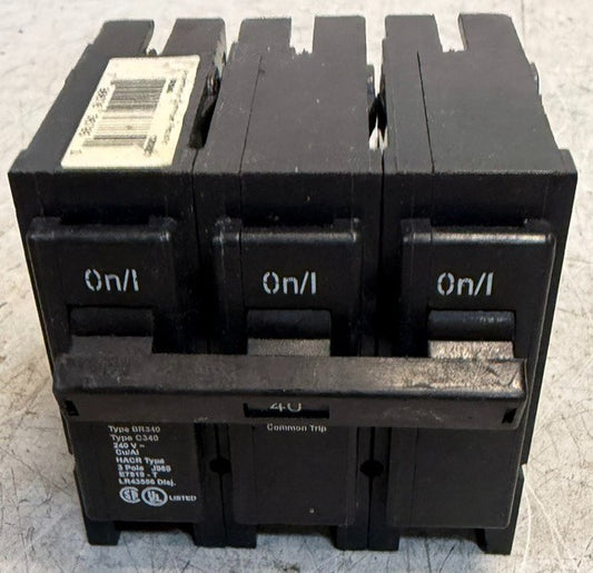 Eaton BR340, Overload Protection 3 Pole *Damaged See Pictures & Untested*